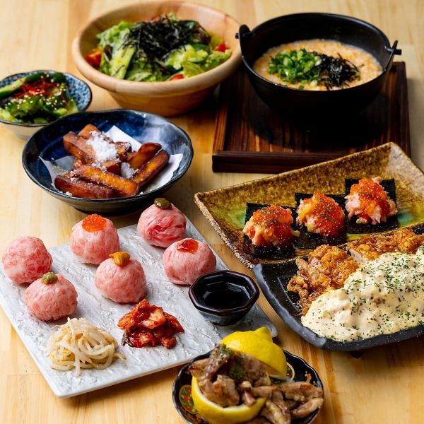 【신등장!】무엇이라고 하면 이것★『육수 毬寿司付!2H 음료 무제한 술집 코스』3980엔⇒3480엔