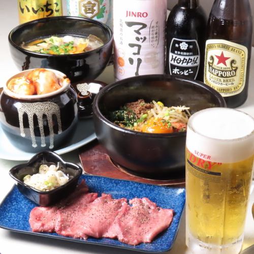 Delicious meat and alcohol!