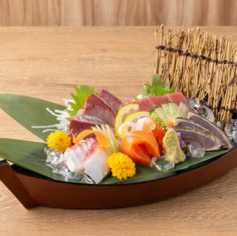 鮮魚の船盛