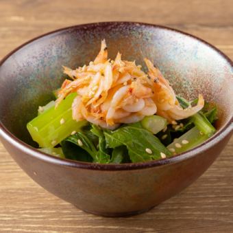 桜エビとセロリのナムル