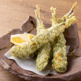 ししゃもの磯辺揚げ