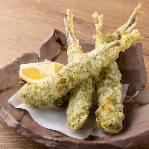 ししゃもの磯辺揚げ