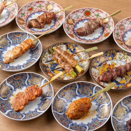 【鮮度抜群】炭火で豪快に焼き上げる自慢の焼きとん