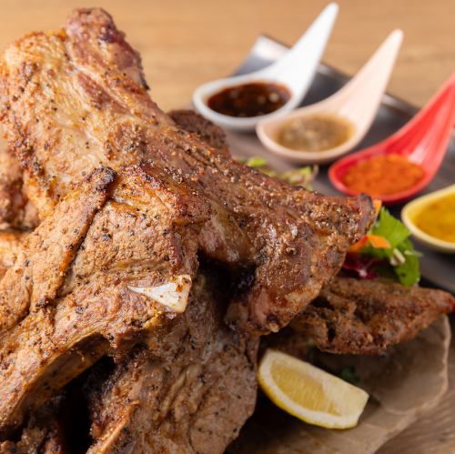 【名物】芳寿豚のがぶリヴ(スペアリヴ)