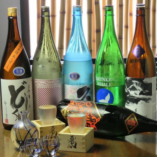 Local sake to enhance the taste of food