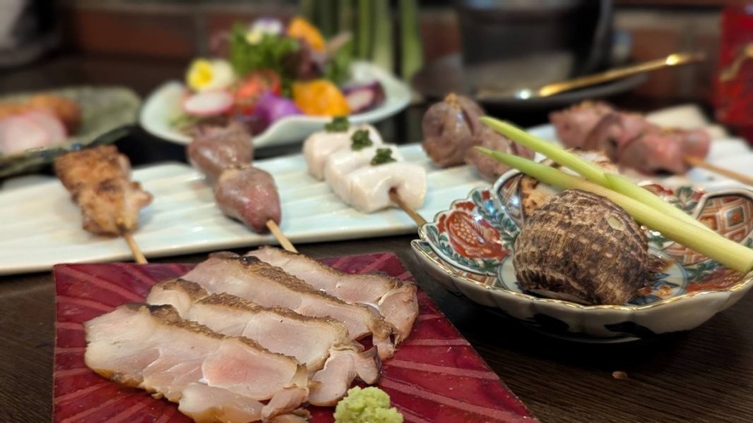 【120分飲み放題付き♪】百式の人気商品と地鶏串のコース　6600円(税込)