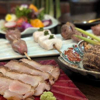 【120分飲み放題付き】推奨！百式の人気商品と地鶏串の10品16品目コース6600円(税込)
