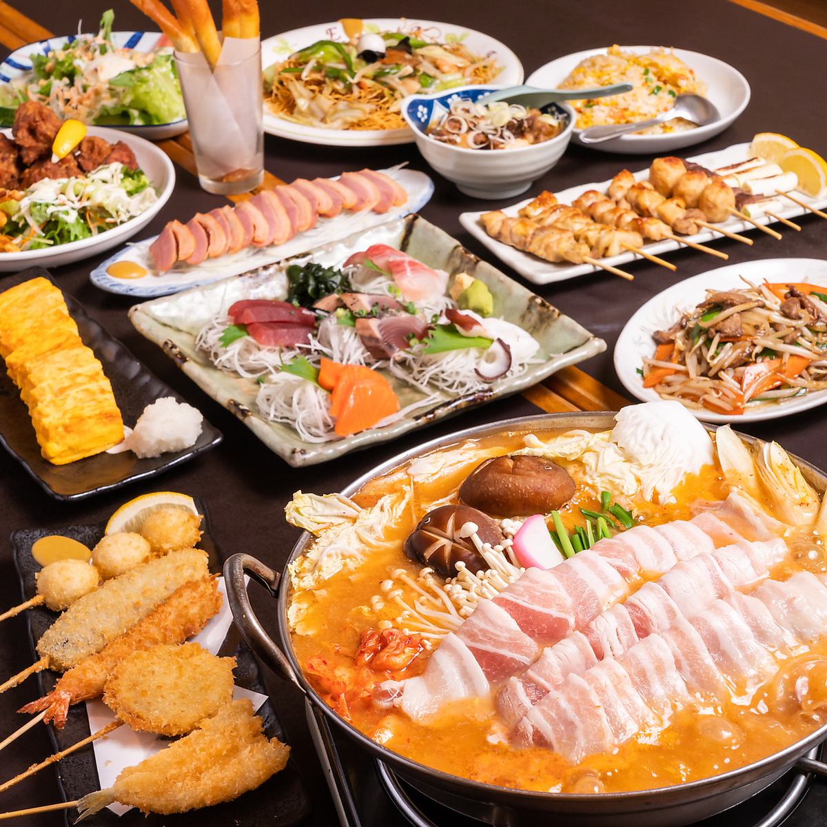 『縁』ならではの価格で!飲み放題付き+選べる鍋コース3000円