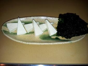 奶酪和韩国海藻