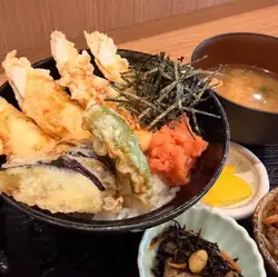 이소베 아키타 오징어 텐동