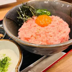 쓰키미 네기트로 덮밥
