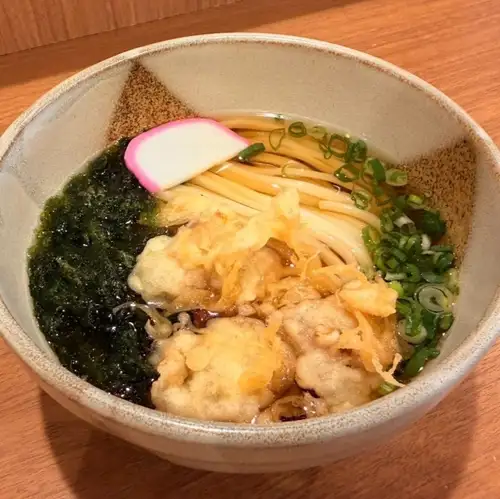 【桑名名物】大粒ハマグリの天ぷらと志摩産あおさ海苔が香る絶品こだわりうどん!