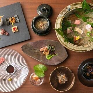 【 Dinner 】店主おまかせディナーコース◇上質な素材を余すことなく使用した創作和食を味わう