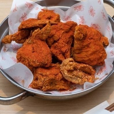 Juicy American fried chicken super spicy 1 chicken 12P [for 3 to 4 people]