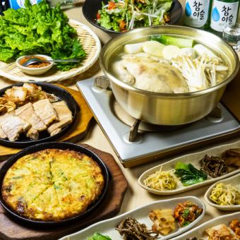 【120 분 음방 포함】 여자 회에 ♪ 맛 듬뿍 고집 스프로 끓인 탁칸 마리 코스 5000 엔 (세금 포함)