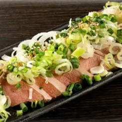 豬舌刺身，低溫烹調
