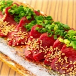 豬心刺身，低溫烹調