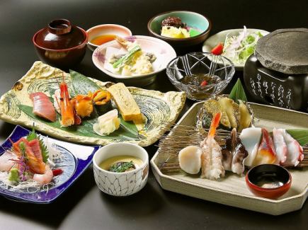 壽司套餐「月」{共9道菜} 6,400日圓(含稅)