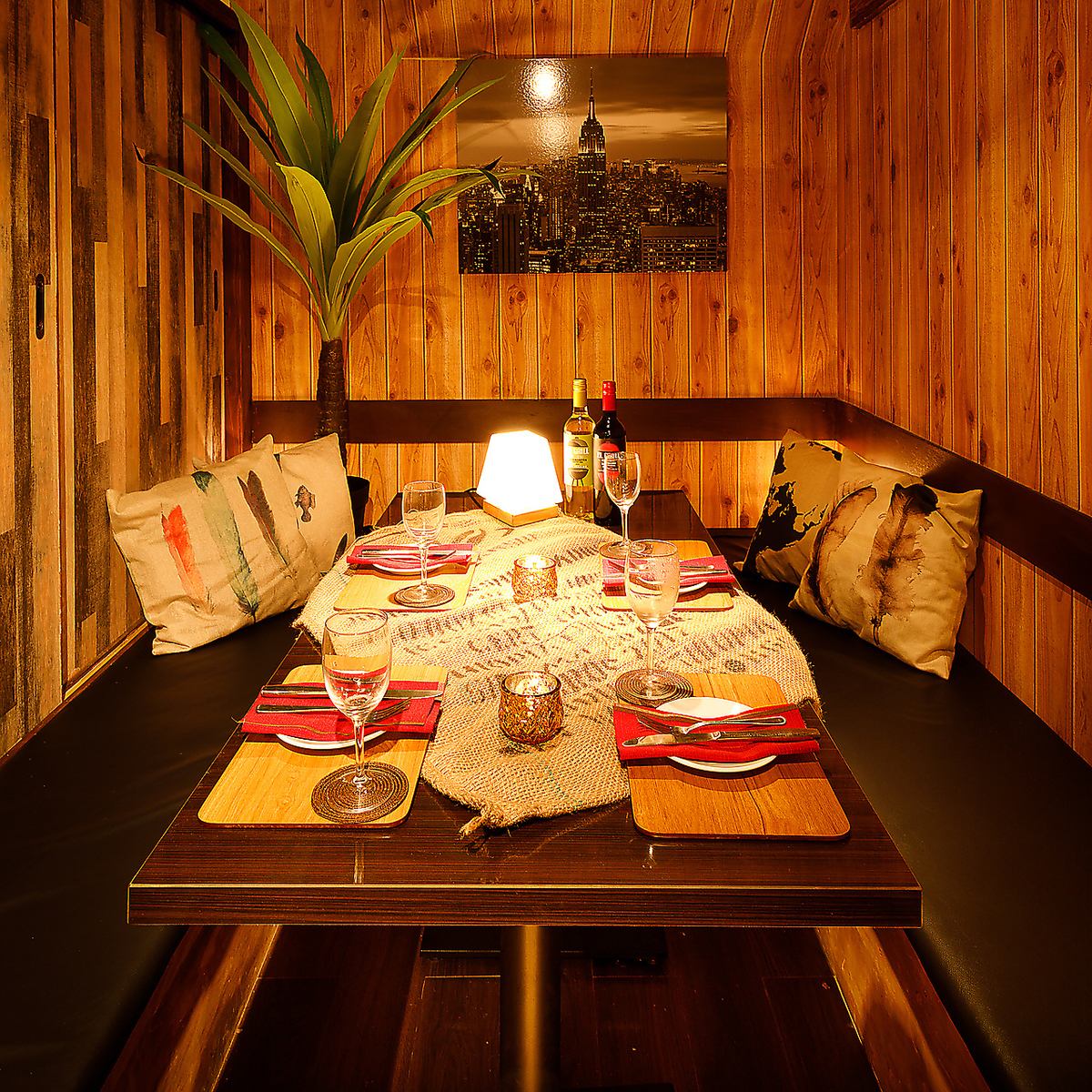 All-you-can-eat grilled meat sushi at an izakaya with private rooms!