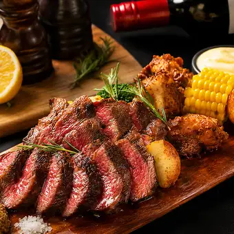 【生ビール付き3時間飲み放題】シュラスコ＆アンガス牛！豪華肉料理食べ放題【8500円→7500円】