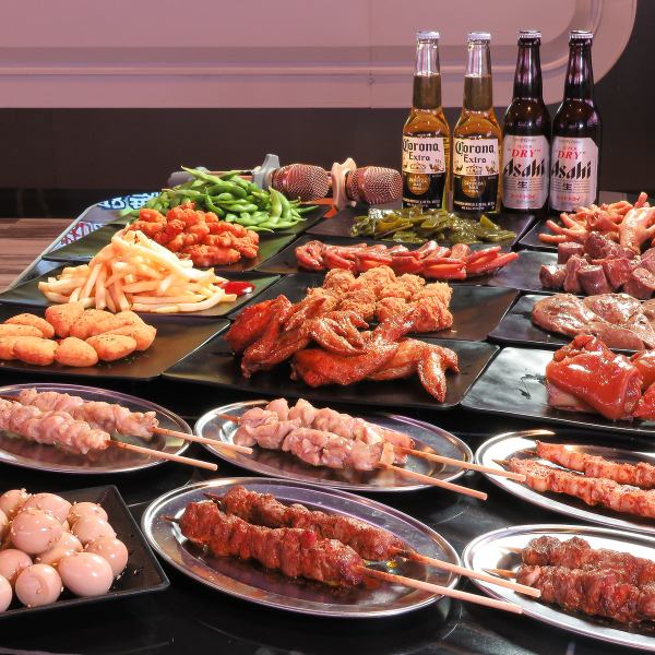 【一次会からご利用頂けます♪】コース料理も単品メニューも充実☆ルーム代2h込　飲み放題付コース3980円～