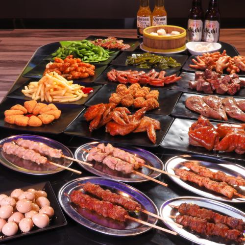 【ガッツリ食べるならこちら♪】ルーム代2h+飲み放題付 ¥5980【プレミアムパーティーコース】