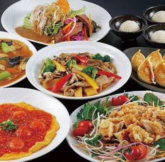 ★＜中華三昧コース＞2.500円(税込)【全7品】※飲み放題なし