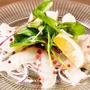 Fresh fish carpaccio