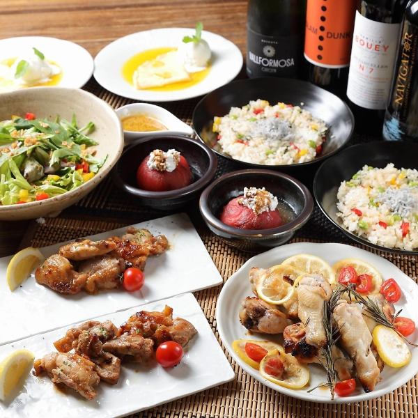 夏季コースプランス7700円（税込）2時間飲み放題付き！