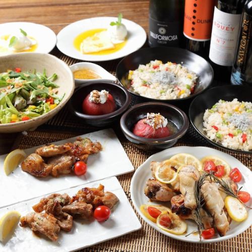 夏季コースプランス7700円（税込）2時間飲み放題付き！