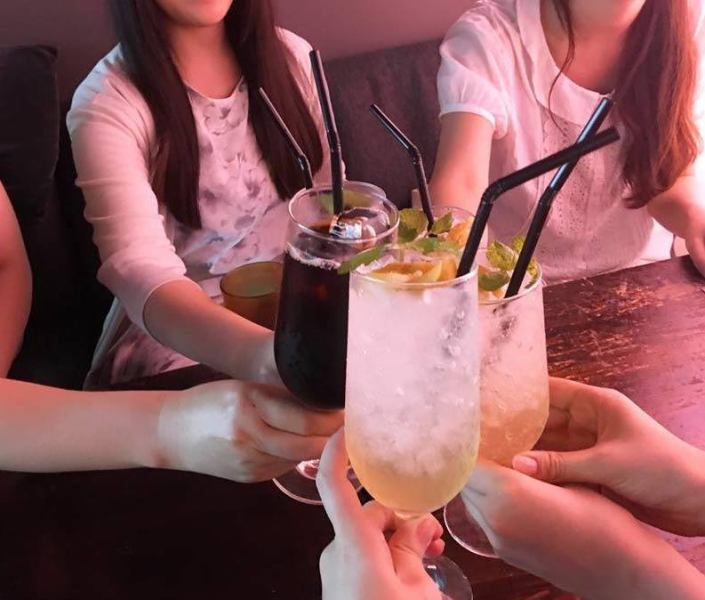 毎週月曜日～木曜日限定レディース滞在時間無制限