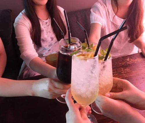 毎週月曜日～木曜日限定レディース滞在時間無制限