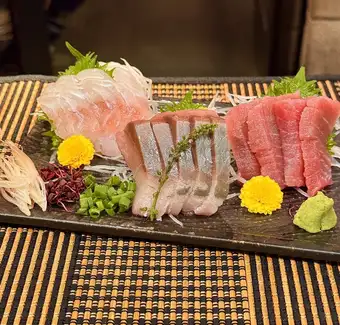 本日のお刺身三種盛り