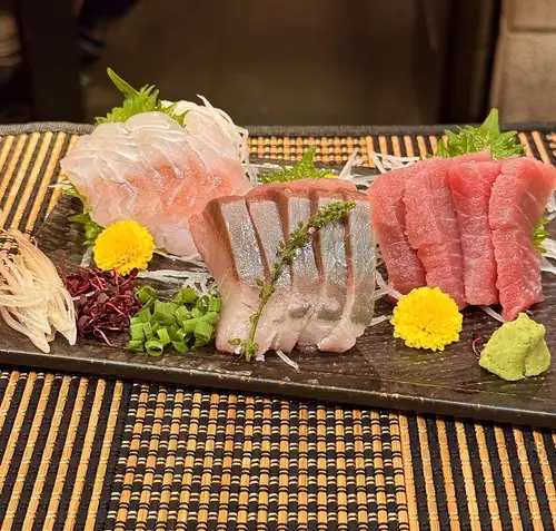 本日のお刺身三種盛り