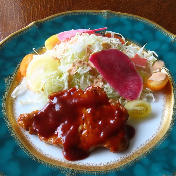 【お肉の旨みを引き立てる特製ソースで味わう◎】ポークチャップ