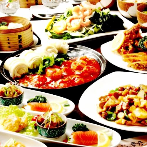 A great value course with all-you-can-drink where you can enjoy authentic Chinese food♪
