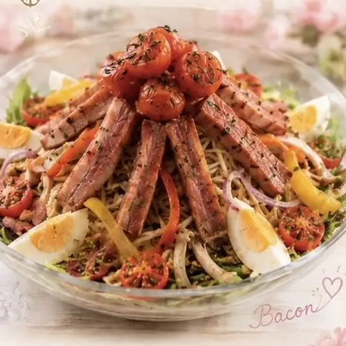 海賊たちの焚き火パスタサラダ(ベーコン)