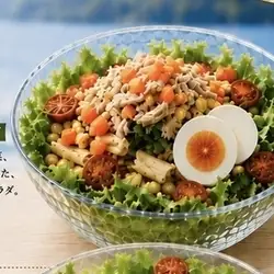 美味金枪鱼意面沙拉【自制曲霉芝麻酱】