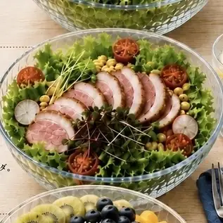 鴨ロースのご馳走パスタサラダ【自家製こうじ胡麻ドレッシング】