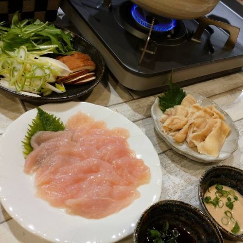 Chicken shabu is also recommended ♪