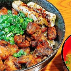 꼬치 구이 덮밥