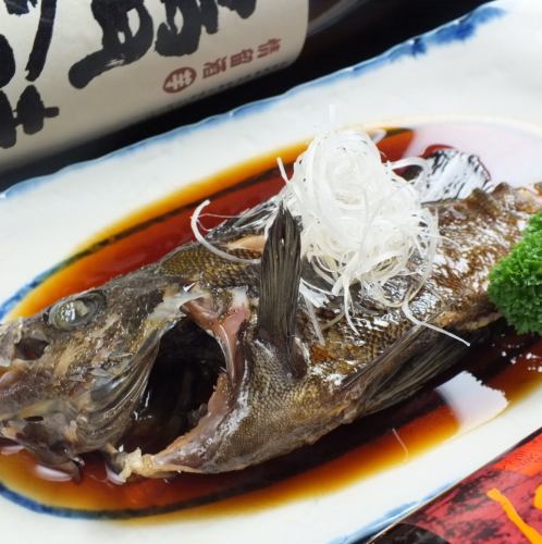 You can enjoy the ground fish collected in Tokushima ocean with overwhelming cospa!
