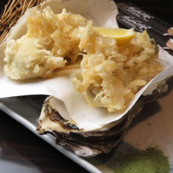 Raw oyster tempura <one piece>