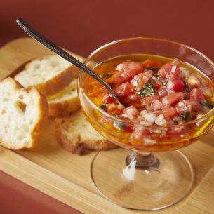 Bruschetta of tomato