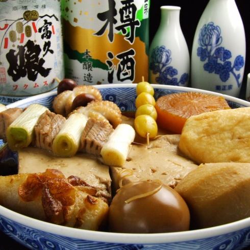 "Oden" continued from foundation in 1973 is Uri's many happiness.Abundant seasonal gem dishes ♪
