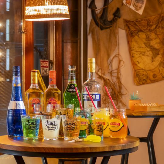 【☆3階☆120分飲み放題コース】生ビール含む約80種類のドリンクが飲み放題！カラオケダーツ付♪