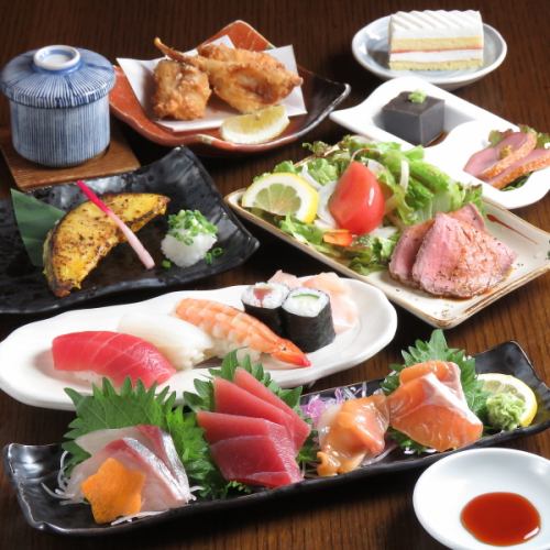 【宴會推薦♪】Omakase套餐（2小時無限暢飲）1人5,500日元（含稅）