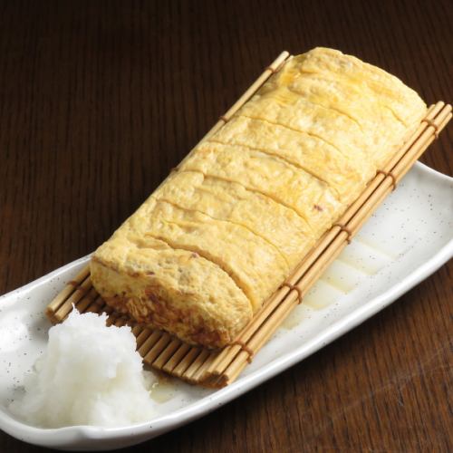 [I definitely want to order it at a drinking party ♪] Otomi's specialty, rolled omelet