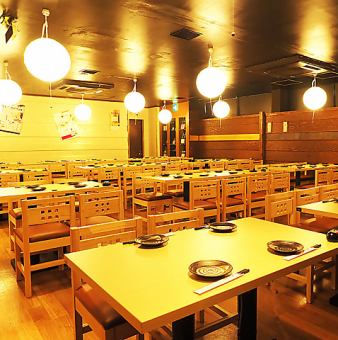 Our casual restaurant has tables that can be used by groups of 2 or more!