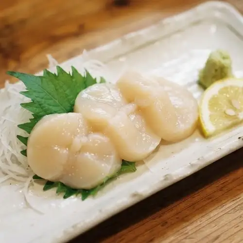 ホタテの刺身